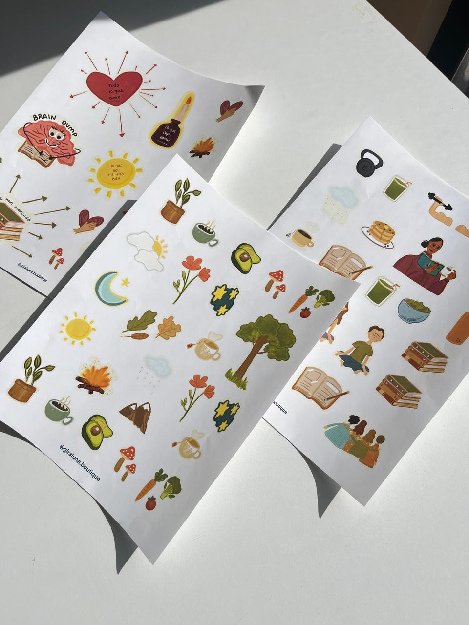 Stickers para tu journal